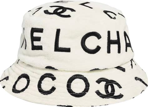 chanel white bucket hat|chanel white headband.